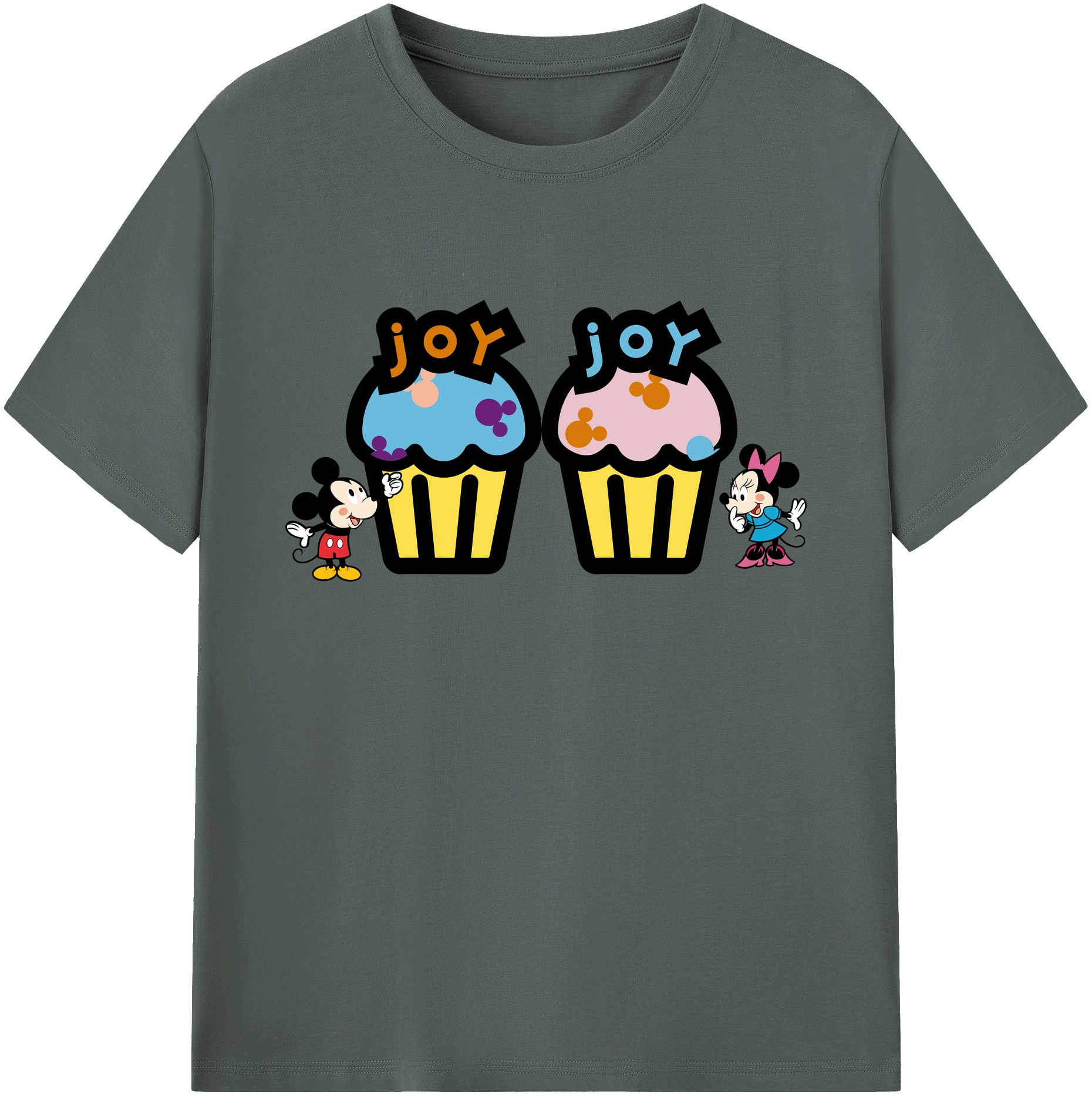 ミッキーマウス Mickey Mouse 綿100％ メンズ半袖Tシャツ｜肌触りやわらか＆通気性